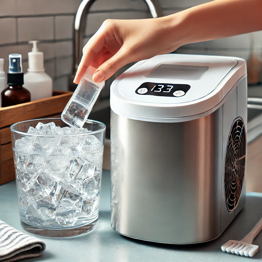 how to clean portable ice maker